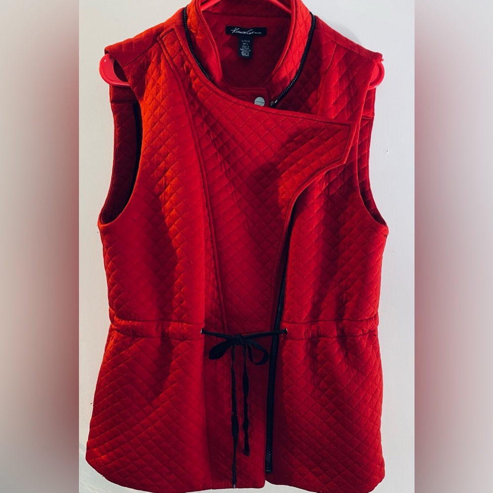 Red Vest with Hood